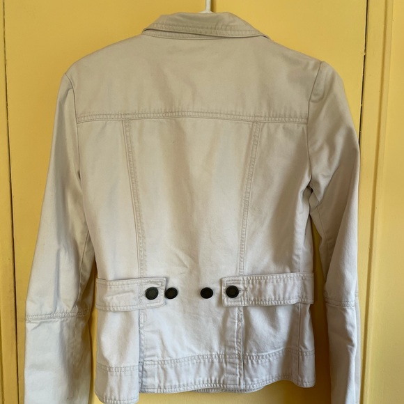 Twill Twenty Two ivory twill utility jacket blazer casual cool - Picture 5 of 11